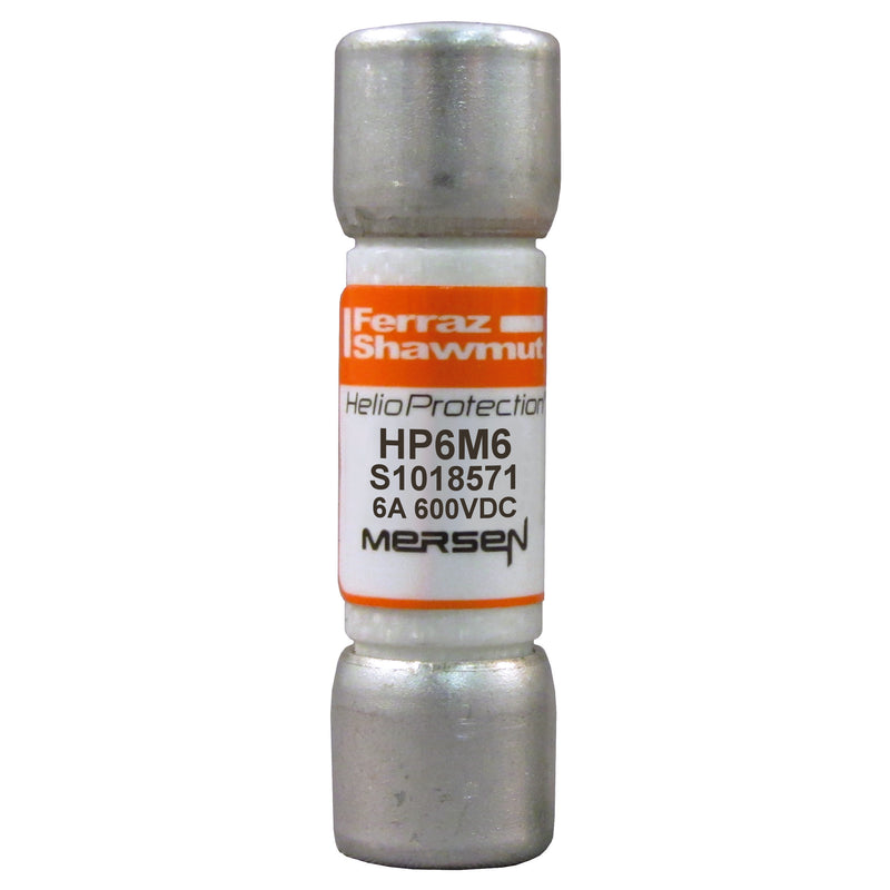 Mersen - Zylindrische Sicherung Sicherungseinsatz zylindr. HP6M6 gPV 10x38 6A − 10 Stück