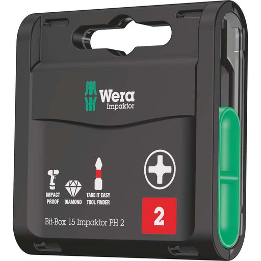 Wera - Bit-Set Bit-Box Impaktor 05057752001 15xPH 2x25