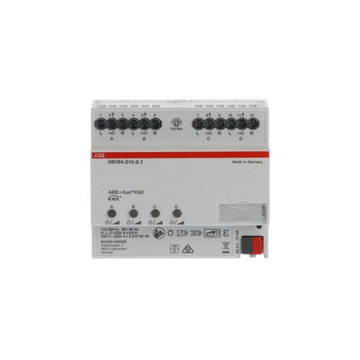 ABB Stotz S&J - Bussystem-Dimmaktor KNX-LED-Dimmer UD/S4.210.2.1 4x210W/VA REG