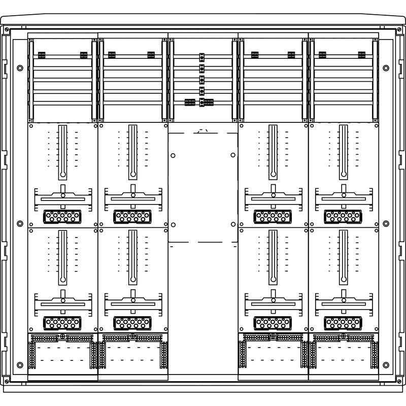 Elsta Mosdorfer - Zähler-Komplettschrank Zähleranschlusssäule ZS638.N1 A655-3 N1 8Z 3.HZ