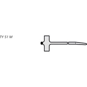 Lapp Zubehör - Kabelbinder Kabelbinder-TY-RAP-TY-51-M 61716020 92X2,4-NA − 500 Stück