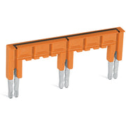 WAGO - Querverbinder/Brücker für Reihenklemme Brücker isoliert orange 282-437/012-000 isoliert,orange − 10 Stück