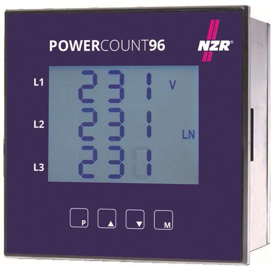 NZR - Kombimessgerät Messgerät PowerCount 96 51030405 A,W,V,Frequ.harmon