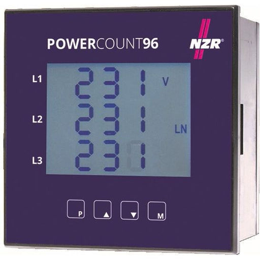 NZR - Kombimessgerät Messgerät PowerCount 96 51030405 A,W,V,Frequ.harmon