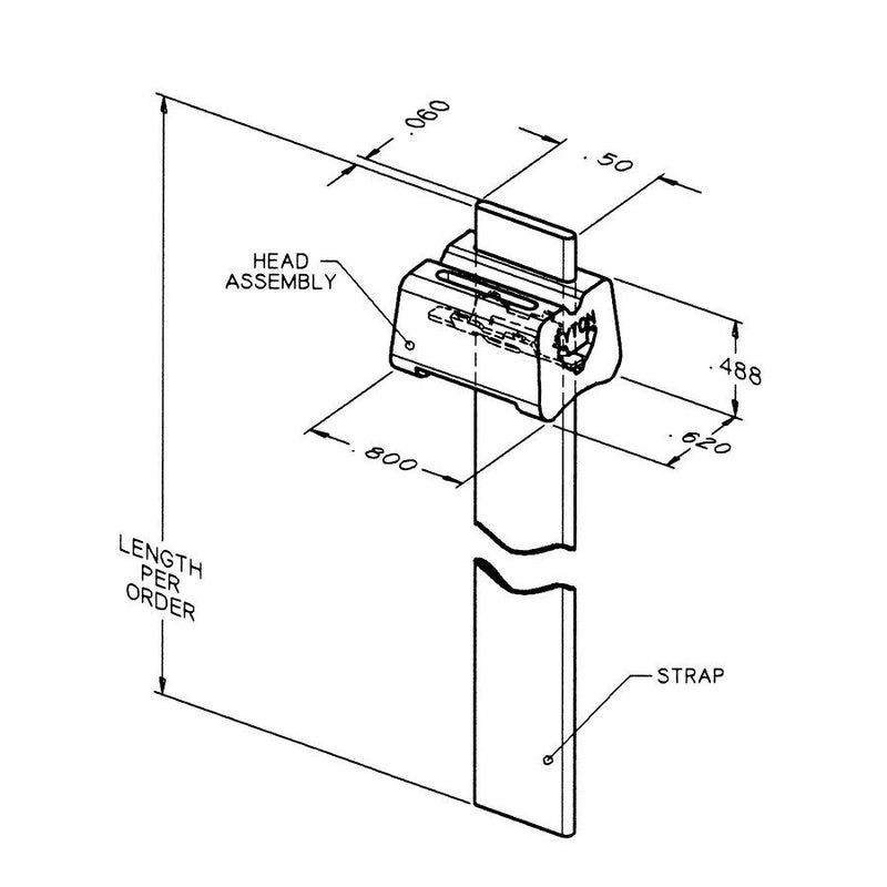 HellermannTyton - Kabelbinder Abstandshalter ELTYA-PP-BK-L1 − 50 Stück