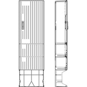 Elsta Mosdorfer - Gehäuse/Schaltschrank (leer) Verteilersäule A340 DS 340DSKTMO#10037638 inkl. Montageplatte