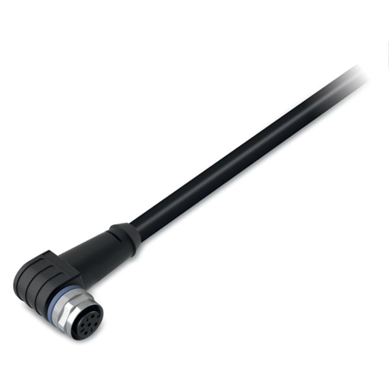 WAGO - Konfektioniertes Sensor-Aktor-Kabel Sensor-/Aktorleitung M12A 756-5302/030-100 Bu., winklig,3-polig − 1 Stück