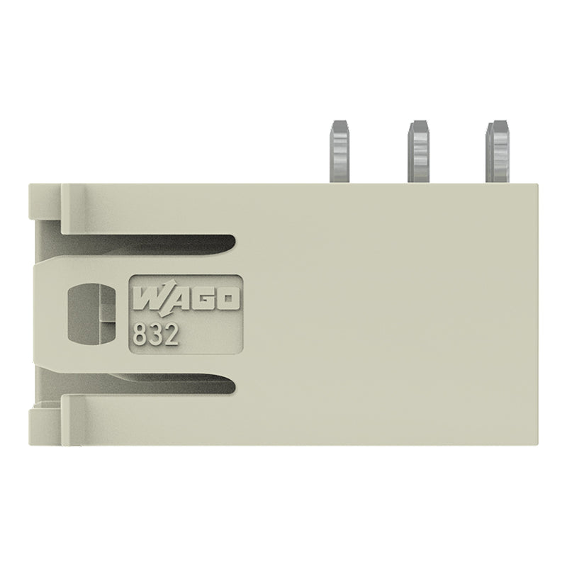 WAGO - Leiterplattensteckverbinder THT-Stiftleiste Lötstift 832-3642 1,2x1,2,abgew.,lgr − 60 Stück