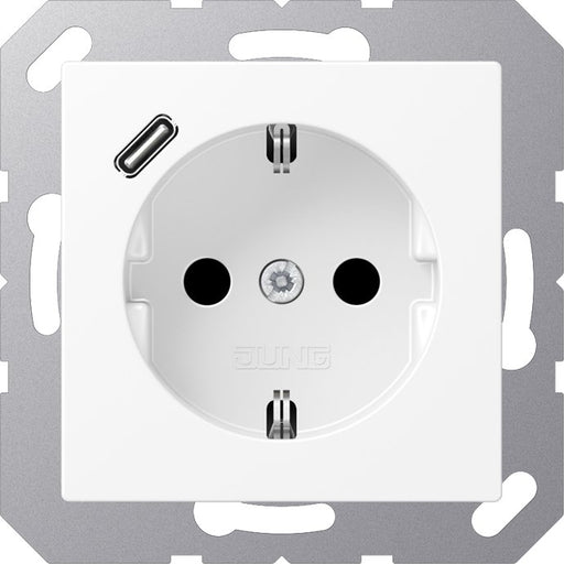 Jung - Steckdose SCHUKO Steckdose A 1520-18 C WWM mit USB Typ C
