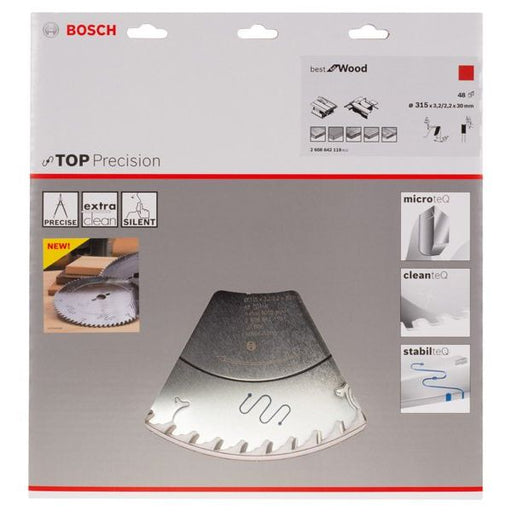 Bosch - Kreissägeblatt Top 2608642119 Precision Best for