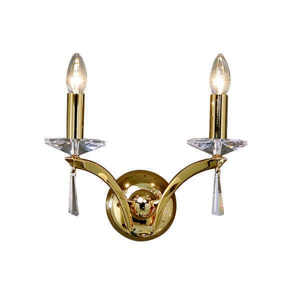Brumberg Leuchten - Decken-/Wandleuchte Wandleuchte Stella 00800592 2Lp. E14/40W, gold