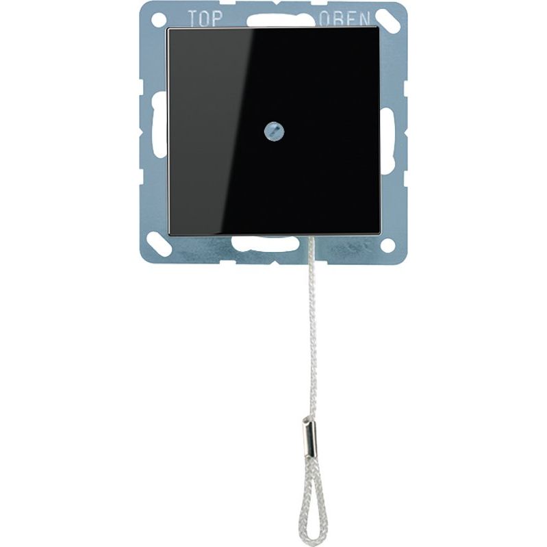 Jung - Installationsschalter Zugwechselschalter 10 AX A 506 BF NUZ SW schwarz