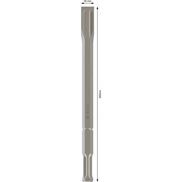 Bosch - Maschinenmeißel PRO HEX 22-5C Flachmeißel, 2608690190 30 x 400 mm