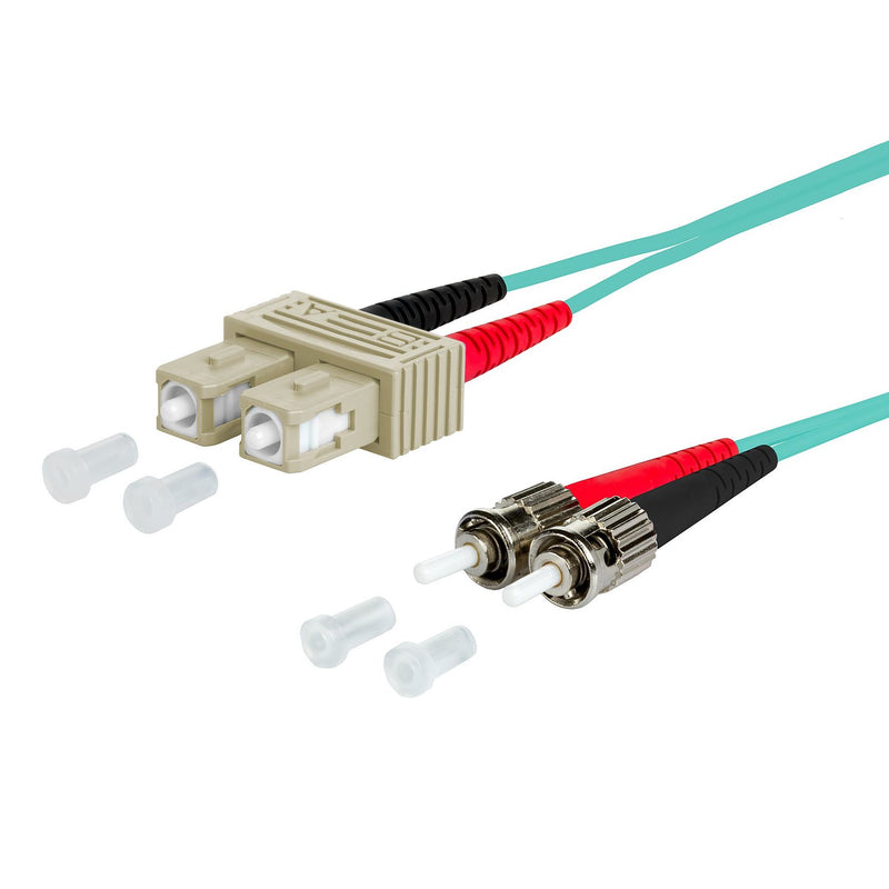 Metz Connect - Patchkabel LWL Duplexkabel SC/ST 151J1EOAO50E 50,0 OM3 5m − 1 Stück