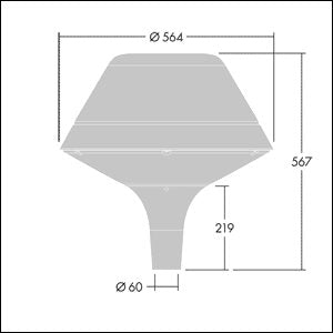 Thorn - Straßen- und Platzleuchte LED-Leuchtenkopf PLI O 24L #96668682 4000K