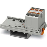 Phoenix Contact - Durchgangs-Reihenklemme Verteilerblock PTFIX 12X4-NS35 BU senkr 0,2-6qmm,bl − 8 Stück