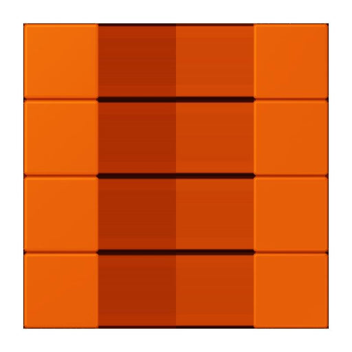 Jung - Abdeckung/Bedienelement für Installationsschalterprogramme Tastensatz 4fach LC 504 TSA 224 orange