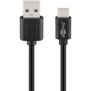 Goobay - PC-Kabel USB-2.0-Kabel 55467 0,5m,C/A