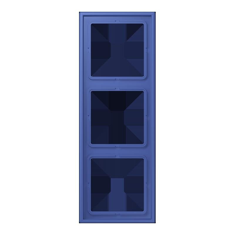 Jung - Abdeckrahmen Rahmen 3-fach LC 983 206 bleu outremer 31