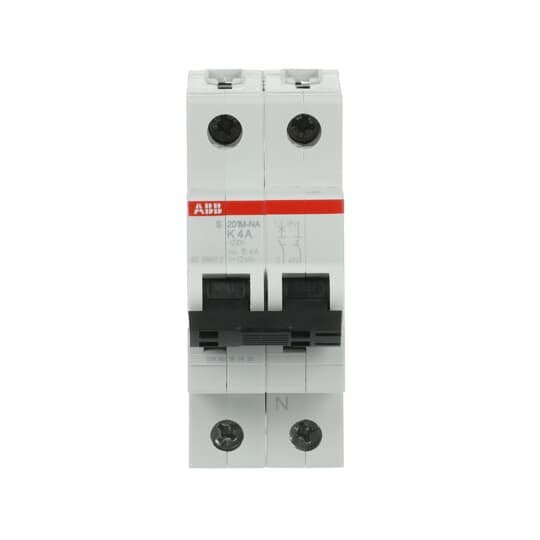 ABB Stotz S&J - Leitungsschutzschalter Sicherungsautomat S201M-K4NA 10 kA, 4 A, 1P+NA