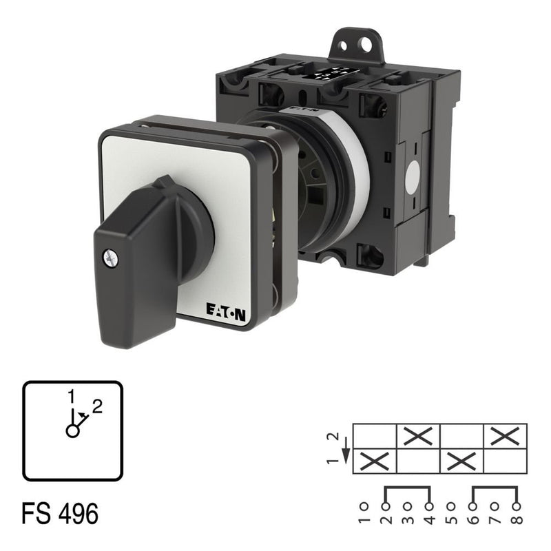 Eaton - Steuerschalter Umschalter T3 32A T3-2-8296/Z Zwischenbau