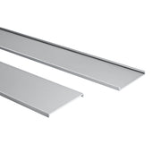 HellermannTyton - Oberteil für Verdrahtungskanal Verdrahtungskanaldeckel 183-07501(24) Grau − 24 Meter