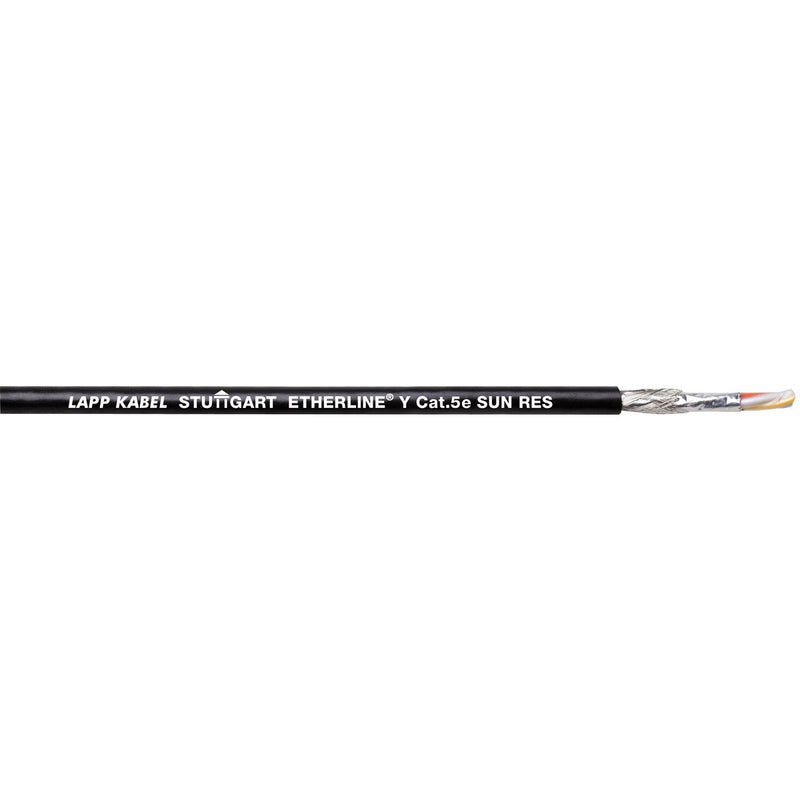 Lapp Kabel&Leitung - Daten- und Kommunikationskabel ETHERLINE Y CAT.5e BK 2170901/1000 2x2xAWG22/7 − 1000 Meter