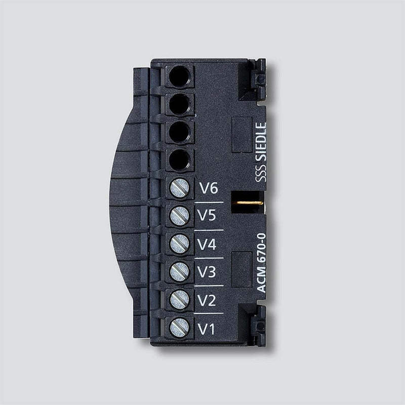 Siedle&Söhne - Zubehör/Ersatzteile für Türkommunikation Klemmblock sw 200029836-00 f. ACM 670
