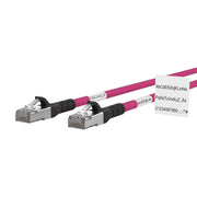 Metz Connect - Patchkabel Kupfer Patchkabel Cat.6A 1308452002WE AWG 26 2m vi-sw − 10 Stück