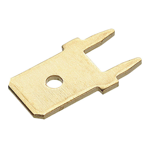 Cimco Werkzeuge - Rund-/Flachsteckverbindung Flachstecker 181256 z. Löten − 100 Stück