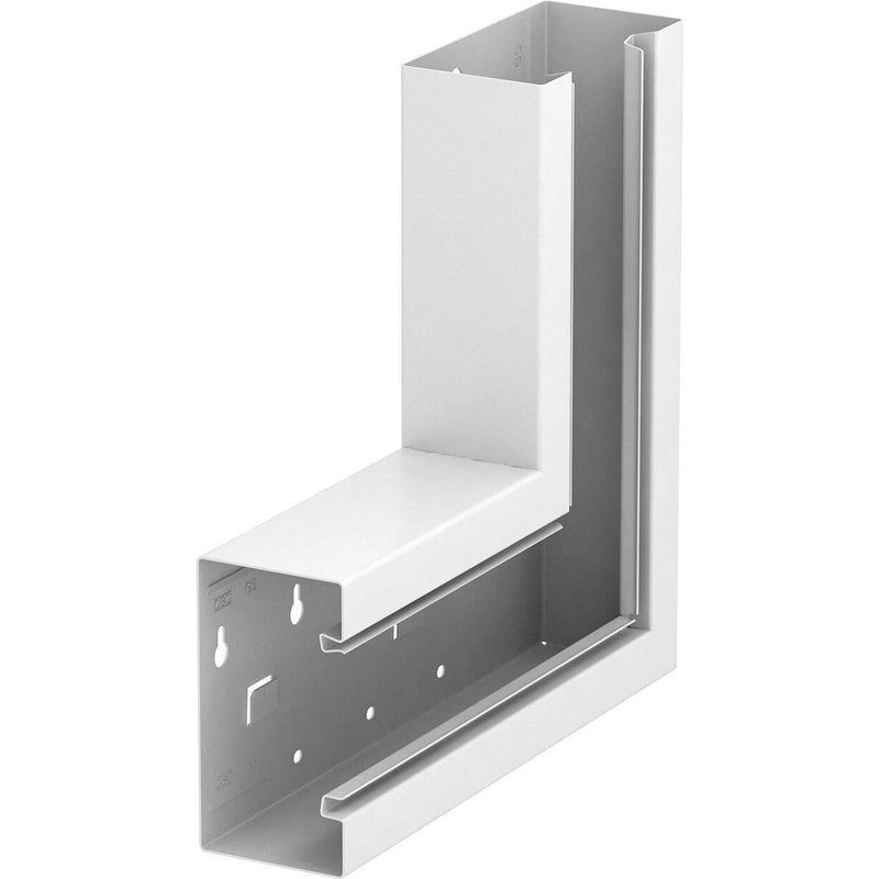 OBO Bettermann - Flachwinkel für Geräteeinbaukanal Flachwinkel GS-SFS70130RW symmetrisch