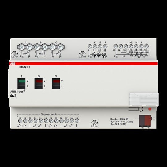 Busch-Jaeger - Bussystem-Kombi I/O Gerät RM/S1.1 Raum Master, Basic RM/S 1.1