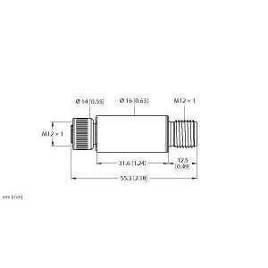 Turck - Temperaturmessumformer Miniaturtransmitter TTMS-100-LIUPN-H1140 für externe Fühler