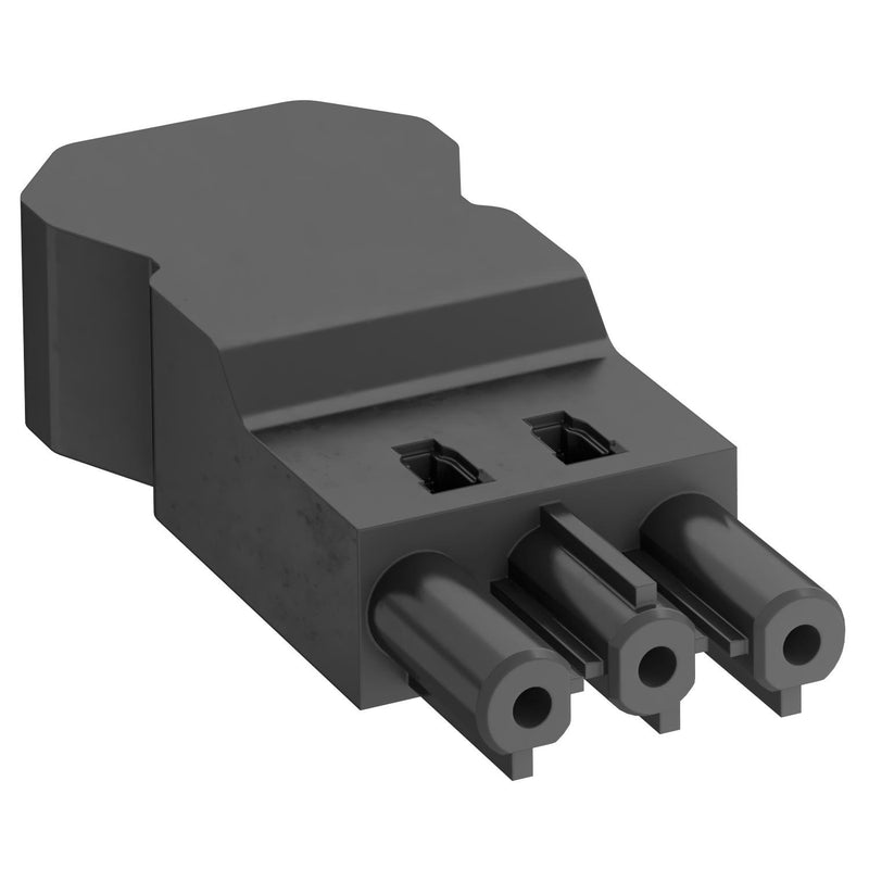 OBO Bettermann - Steckverbinder für steckbare Gebäudeinstallation Buchsenteil BT-S4 GST18i3 SW Schraubanschluss