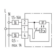 Eberle Controls - Raumthermostat/Uhrenthermostat Raumregler, 5-30°C, AC 24 RTR-E 3520 ... 240V, 1 Oe, 0,5