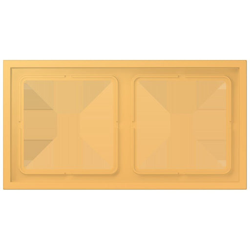 Jung - Abdeckrahmen Rahmen 2-fach LCZ 982 BF 254 ocre jaune clair
