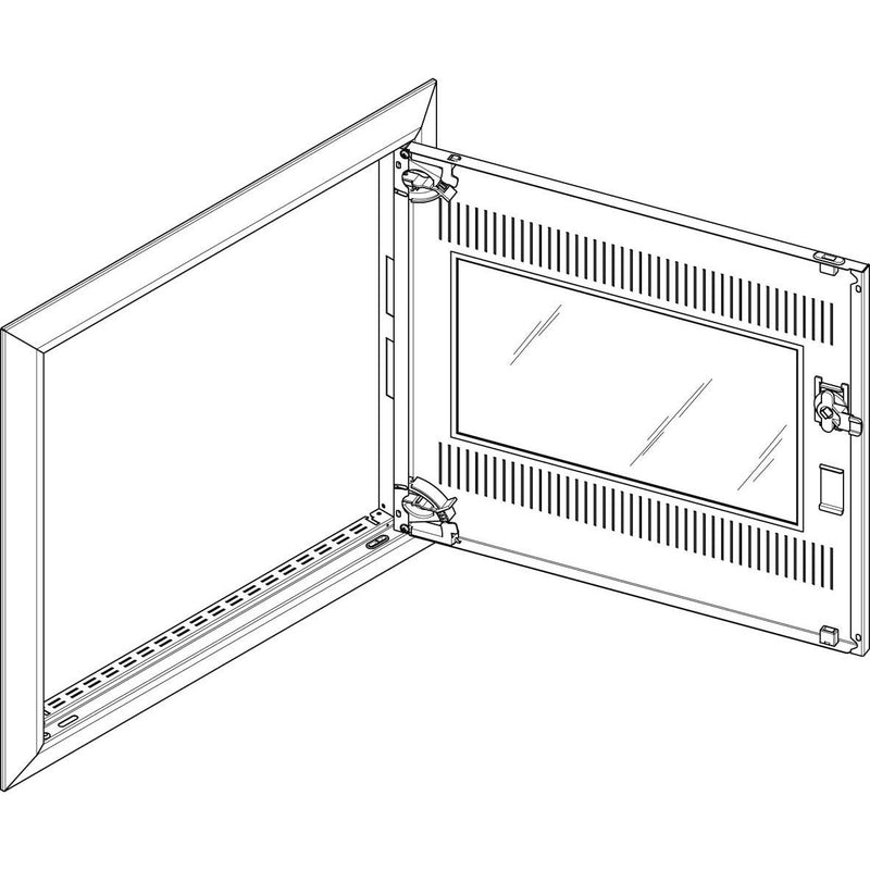 ABN - Tür/Bedientableau (Schaltschrank) Blendrahmen mit Mediatür GBRU23TM für UP-VT,2x3-reihig