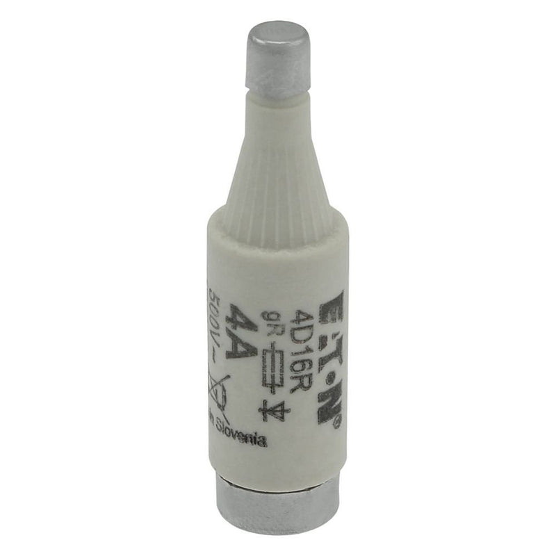 Eaton - D-Sicherungseinsatz Sicherungseinsatz Nieders. FUSE 4A DI#4D16R 4A AC 500V 50kA − 10 Stück