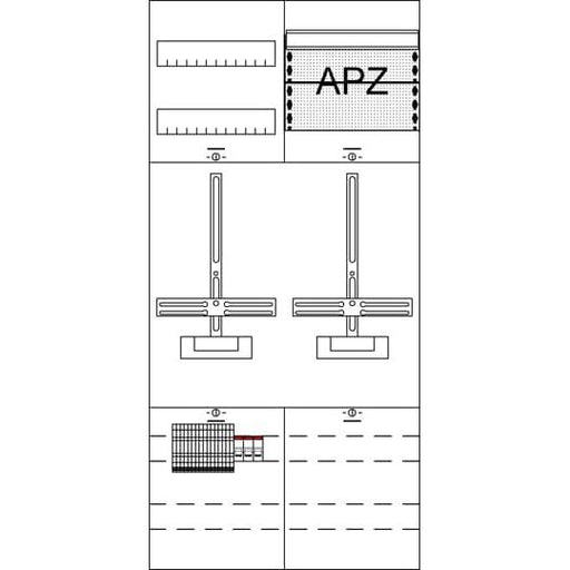Striebel&John - Zählerfeld Messfeld kpl. KA4106Z H3/B2