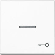 Jung - Abdeckung/Bedienelement für Installationsschalterprogramme Wippe Symbol TÜR aws A 590 KO5 T WW für beleuchtb.Taster
