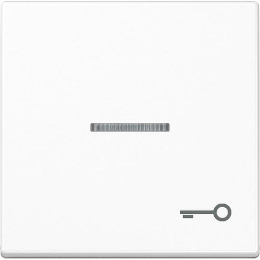 Jung - Abdeckung/Bedienelement für Installationsschalterprogramme Wippe Symbol TÜR aws A 590 KO5 T WW für beleuchtb.Taster