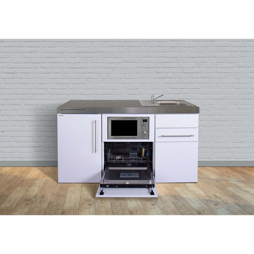 Stengel - Mini-Küche Miniküche Premiumline MPGSMSM160GSMWBreS Schwarz matt