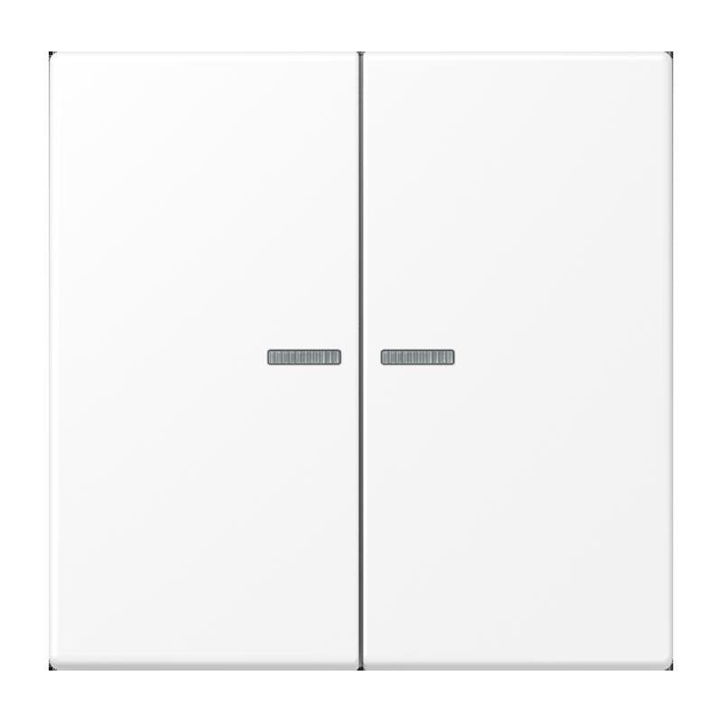 Jung - Bedienelement intelligent Taster 2fach BT LS 17102 WWM JUNG HOME