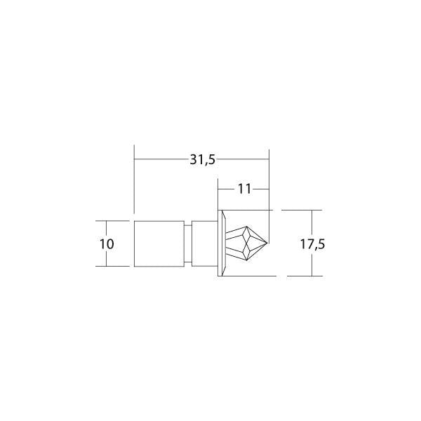 Brumberg Leuchten - Lichtwellenleiter-Lichtsystem Fibatec Kristall 00973105 f. Faser S2 - S33M