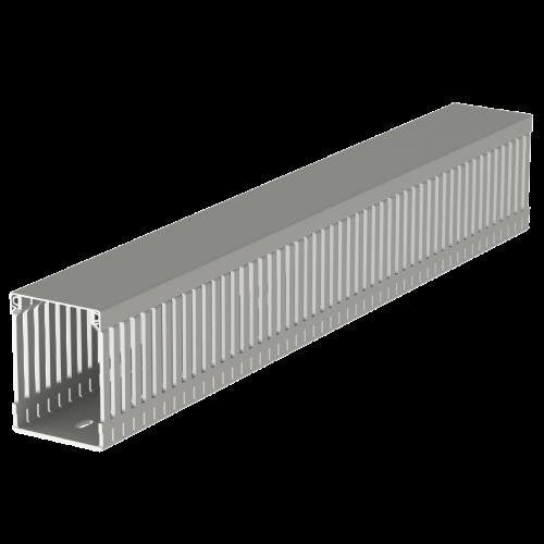 Unex - Verdrahtungskanal gr 80.60.77 RAL7030 80x60 − 2 Meter