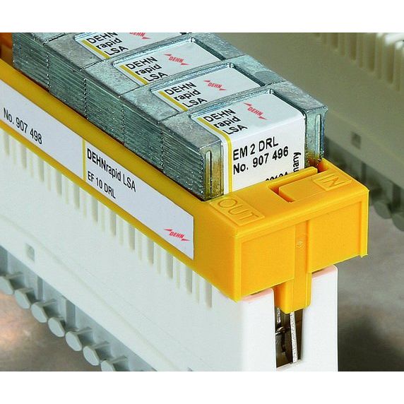 DEHN - Zubehör/Ersatzteile für Überspannungsschutz Informations-/MSR-Technik Erdungs-Modul EM 2 DRL DEHNrapid LSA