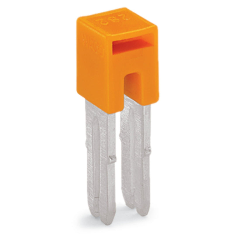 WAGO - Querverbinder/Brücker für Reihenklemme Querbrücker 282-424 orange, isoliert − 25 Stück
