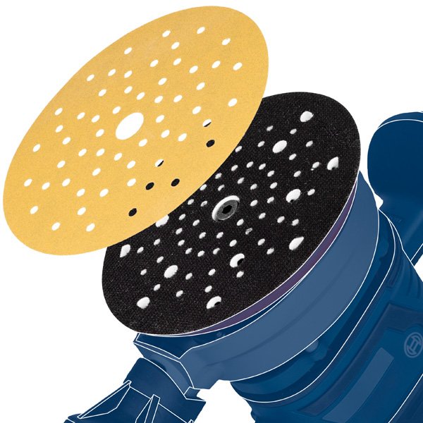 Bosch Power Tools - Systemzubehör für Schleifen/Polieren (Akku/elektrisch/Druckluft) Schleifplatte mit 2608601444 Kletthaftung 80 x  − 1 Stück
