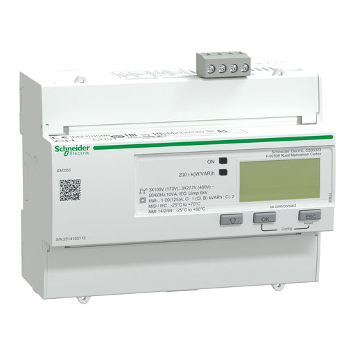 Schneider Electric - Elektrizitätszähler Energiezähler IEM3355 A9MEM3355 3P 125A