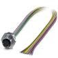 Phoenix Contact - Rundsteckverbinder, feldkonfektionierbar (Industriesteckverbinder) Einbausteckverbinder SACC-E-M12FS#1411574